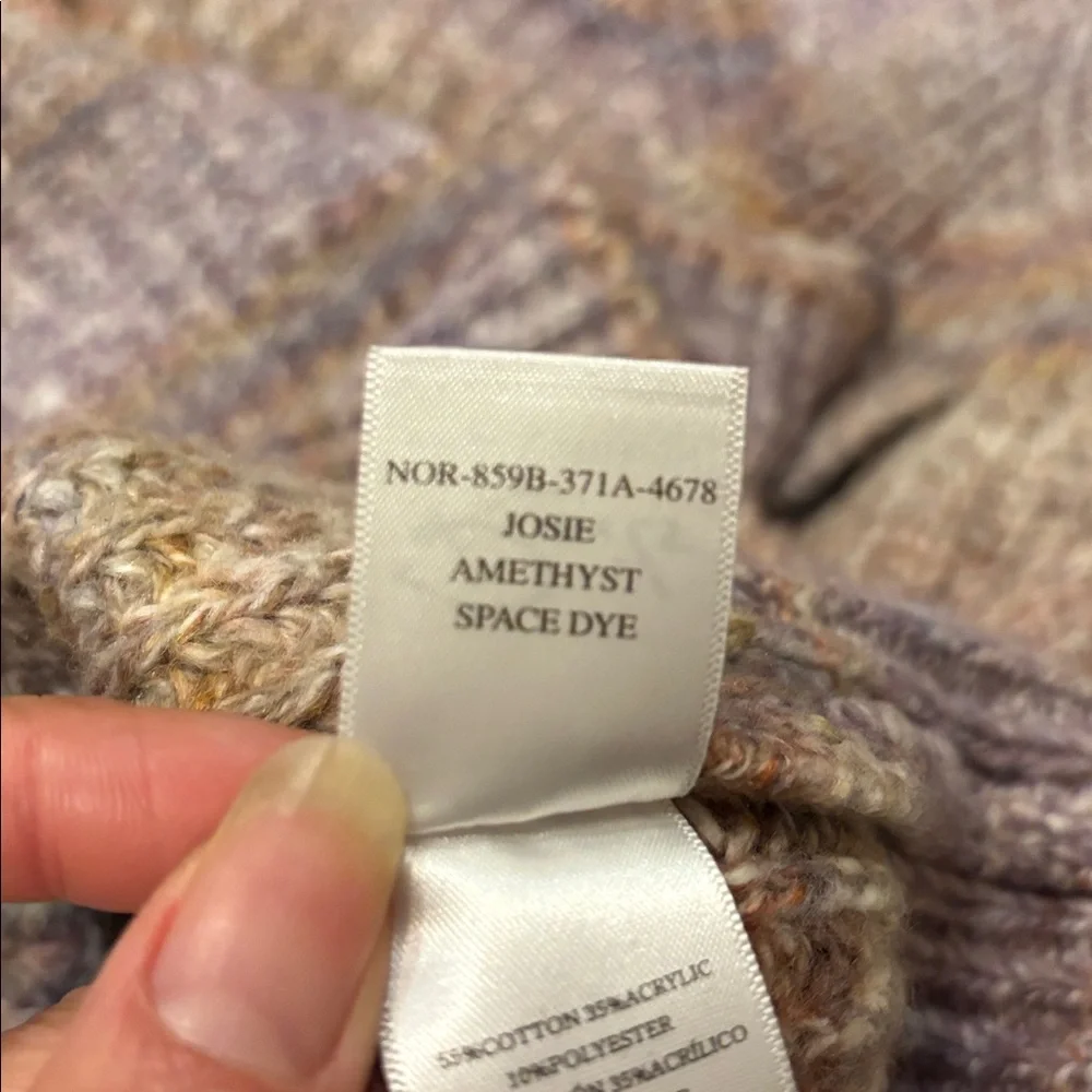 RAILS‎ Josie Space Dye Cotton Blend Cardigan Sweater Boxy Amythest Women’s